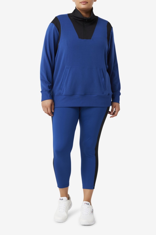 Fi-Lux Half Zip Fila Navy Peony/Black