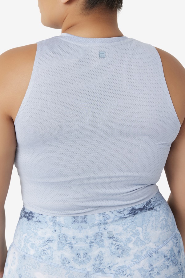 Uplift Athletic Crop Top Fila Blue Fog/Black