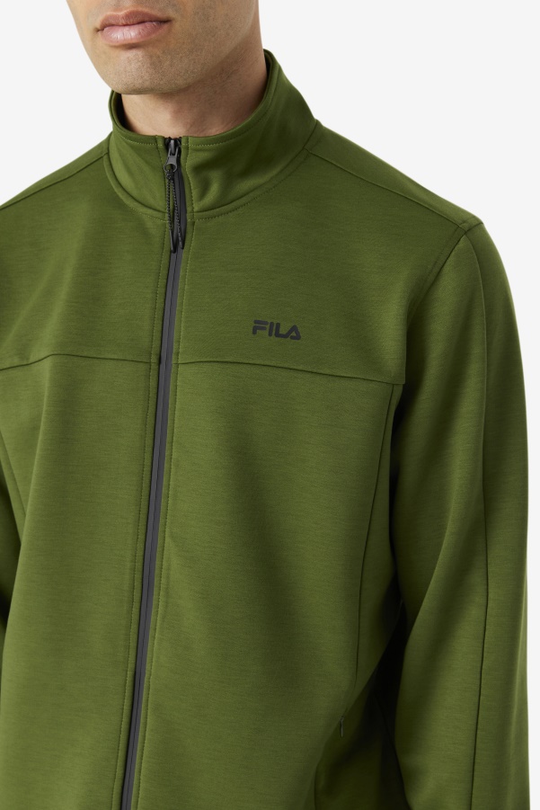 Chive/Black Gonal Zip Jacket Fila