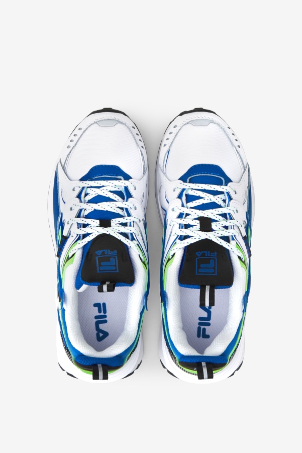 Fila Big Kids' Sandenal White/Blue/Green