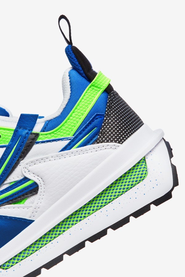 Fila Big Kids' Sandenal White/Blue/Green