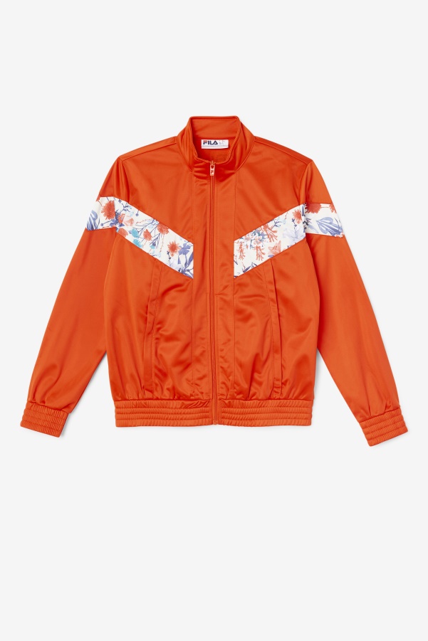 Kiara Track Jacket Fila Orange.Com
