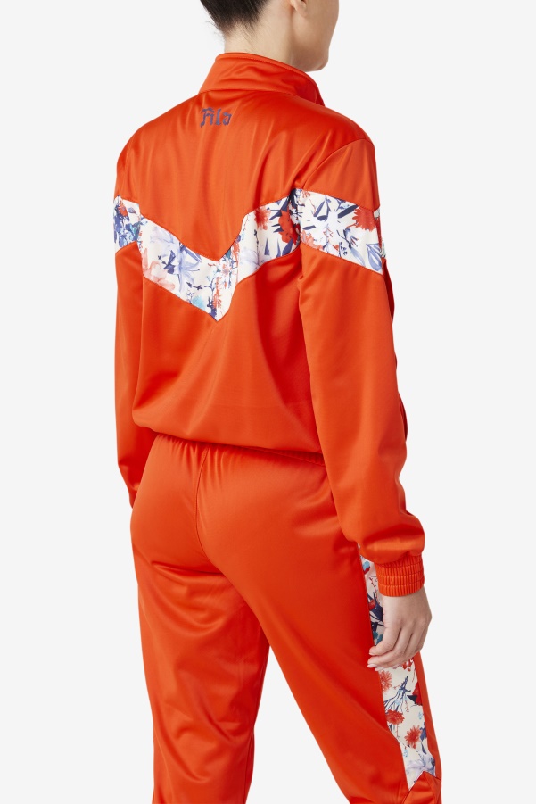 Kiara Track Jacket Fila Orange.Com