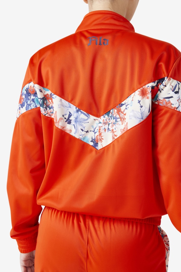 Kiara Track Jacket Fila Orange.Com