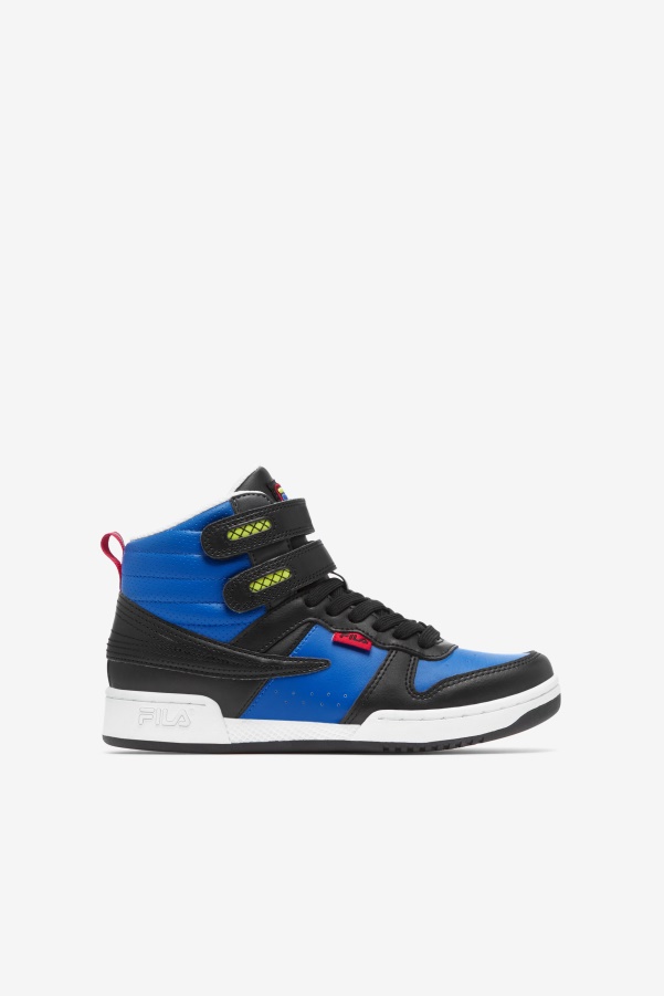 Black/Blue/Red Big Kids' F-14 Fila