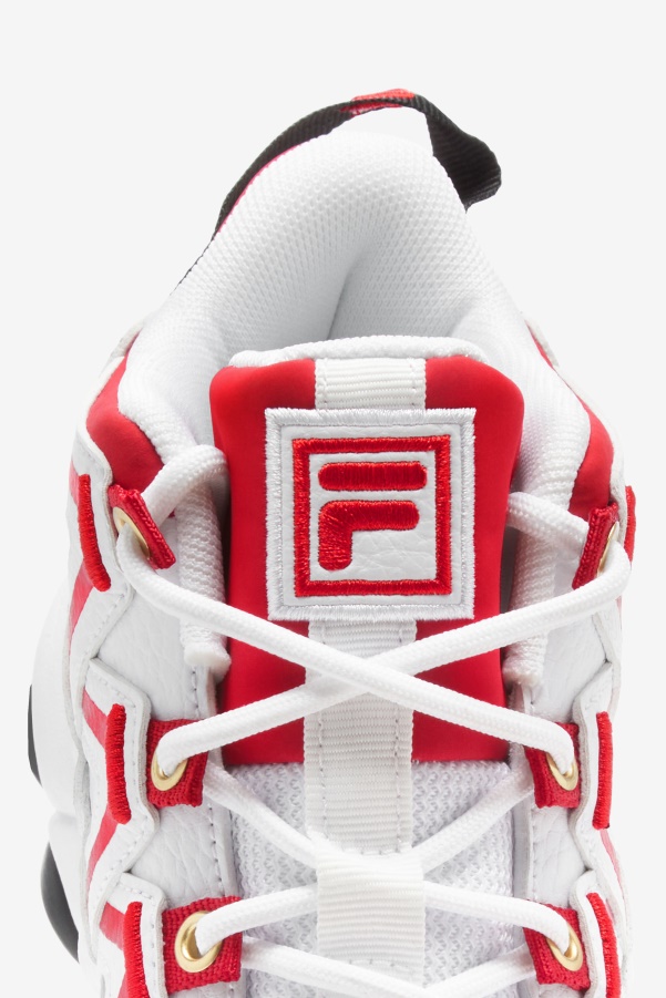 White/Red/Black Big Kids' Stackhouse Spaghetti Fila