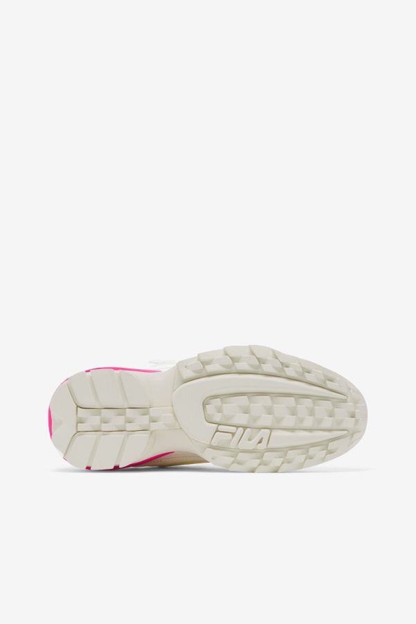 Fila Women's Disruptor 2 Exp White/White Sand/Pink Glo