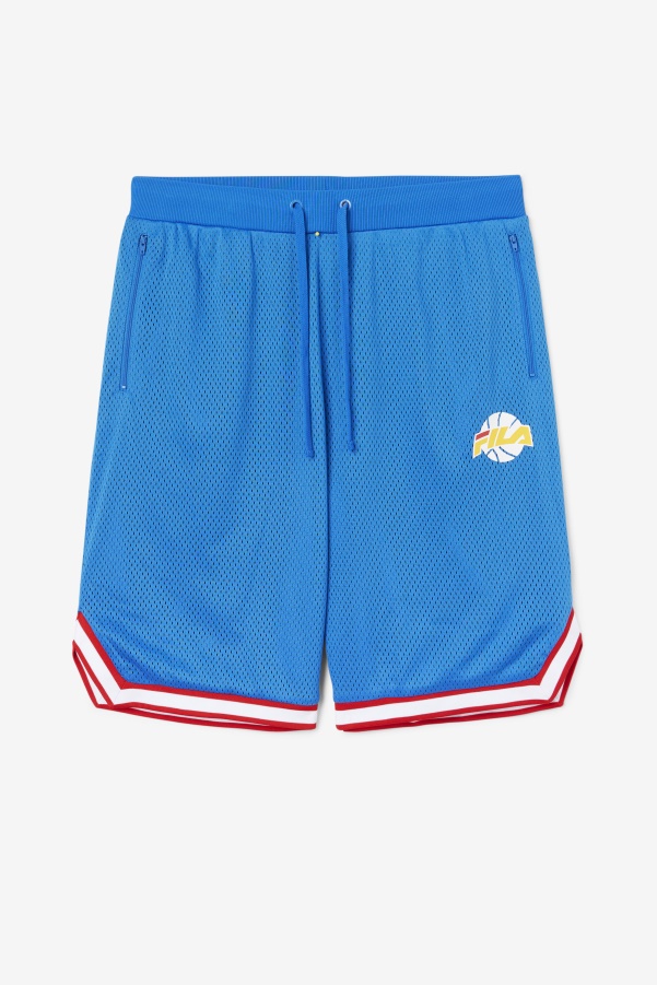 Ovi Basketball Short Blue/White/Red/Gold Fila