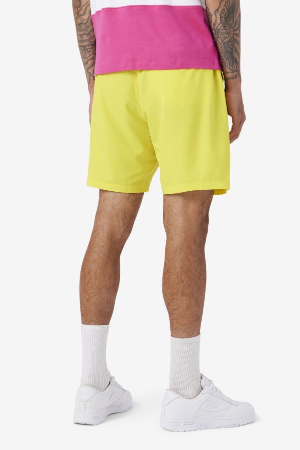 Fila Yellow/Navy/Cherry Tomato Ravini Short