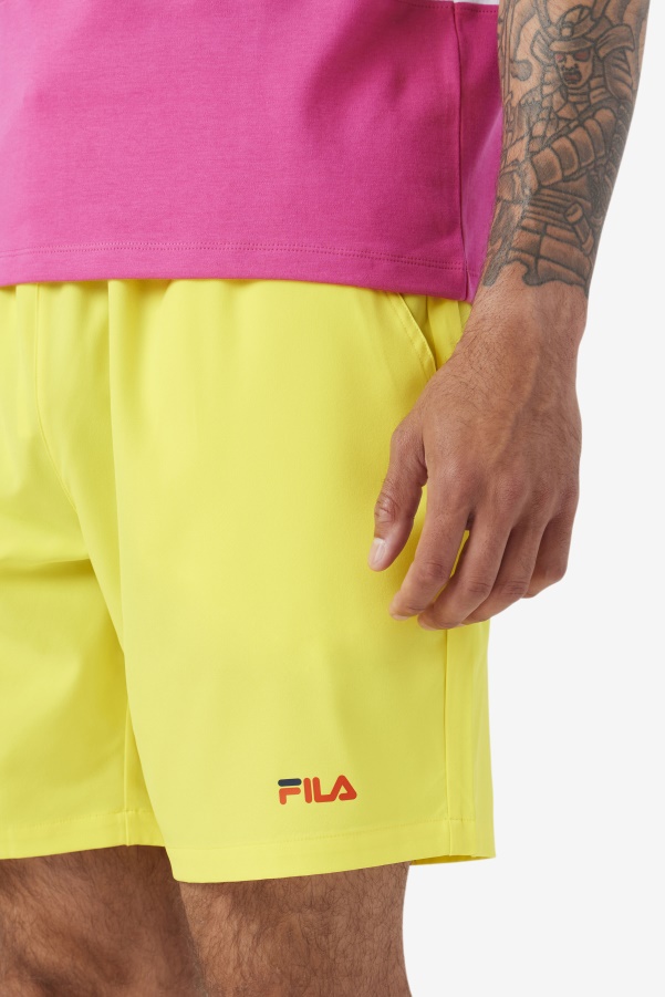 Fila Yellow/Navy/Cherry Tomato Ravini Short