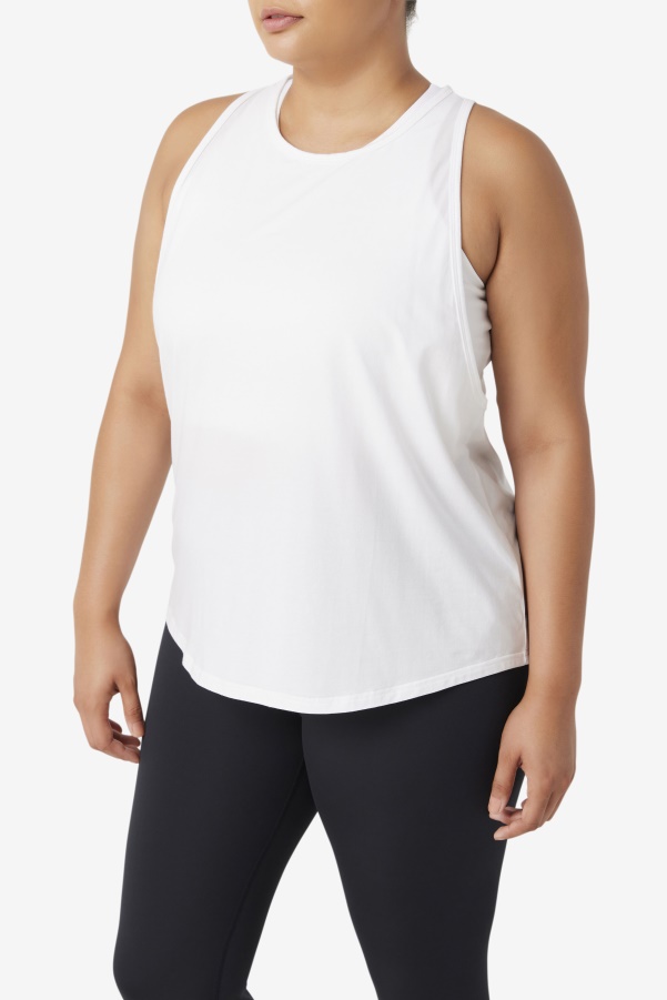 Fi-Lux Long Tank Top White Fila