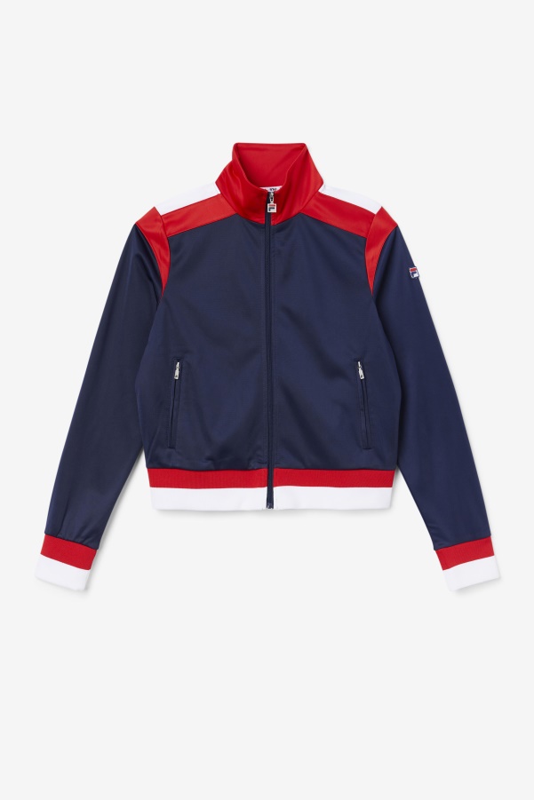 Sandy Track Jacket Fila Navy/Red/White
