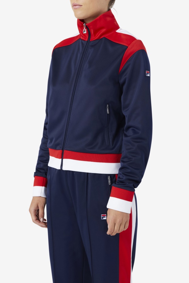 Sandy Track Jacket Fila Navy/Red/White