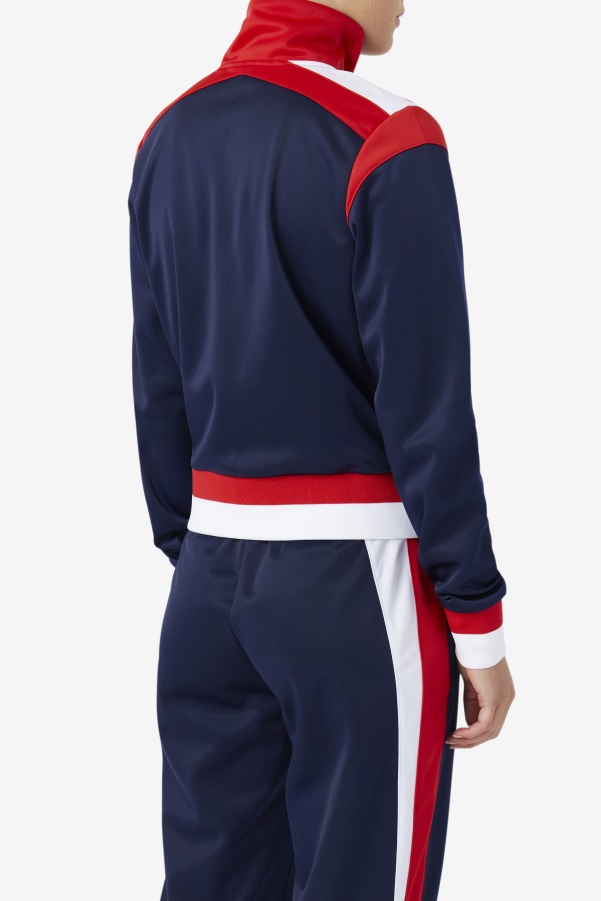 Sandy Track Jacket Fila Navy/Red/White