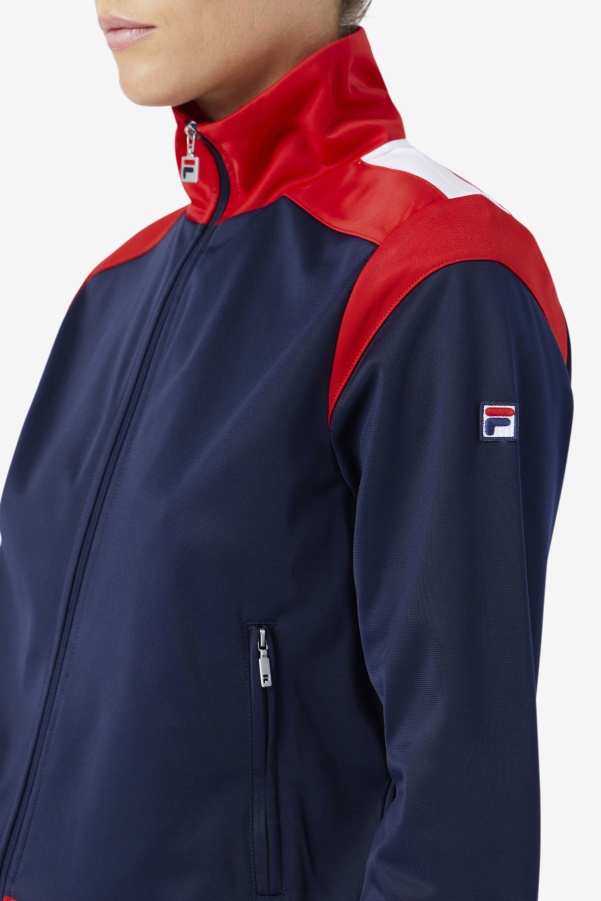Sandy Track Jacket Fila Navy/Red/White