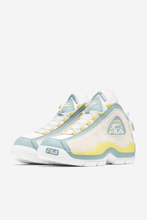 Men's Grant Hill 2 White/Egret/Gray Mist Fila