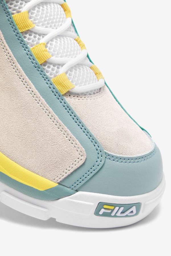 Men's Grant Hill 2 White/Egret/Gray Mist Fila