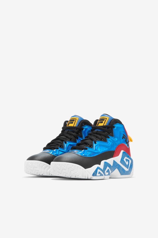 Black/Red/Gold Fila Little Kids' Mb Night Walk