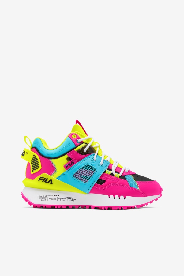 Women's Spectra Fila Pink Glo/Yellow/Black