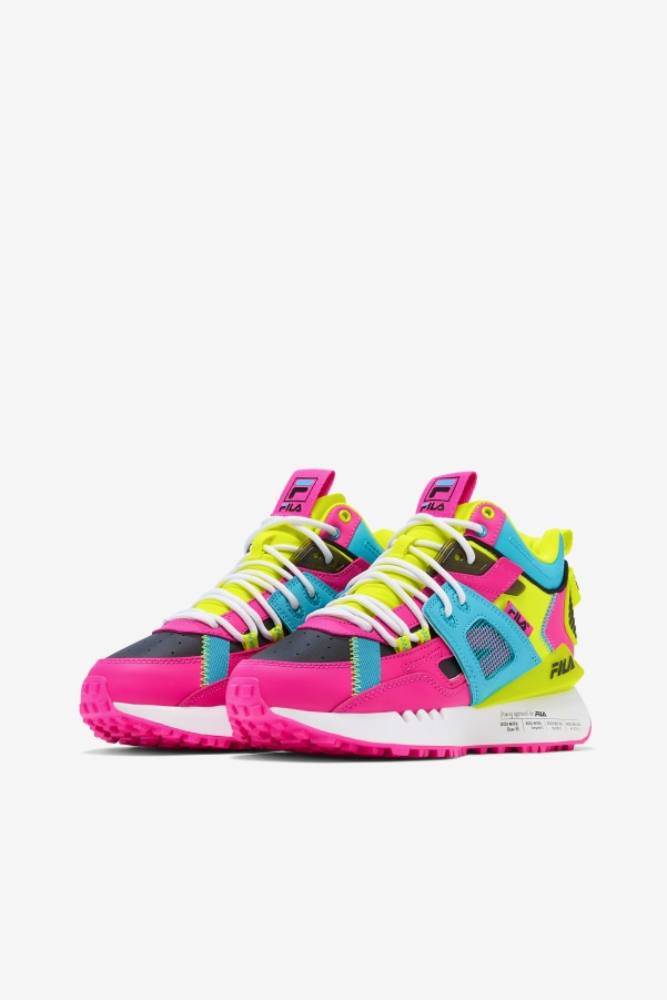 Women's Spectra Fila Pink Glo/Yellow/Black