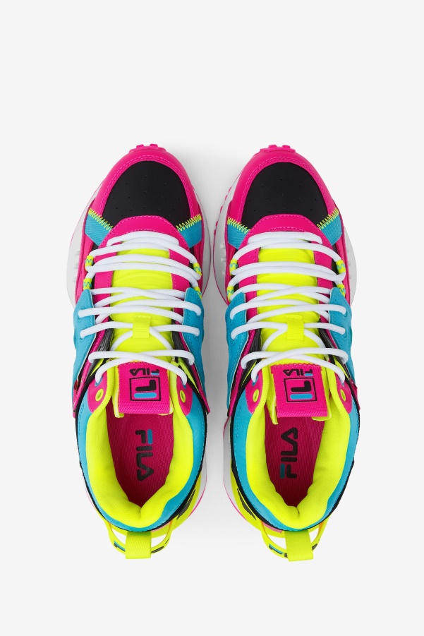 Women's Spectra Fila Pink Glo/Yellow/Black
