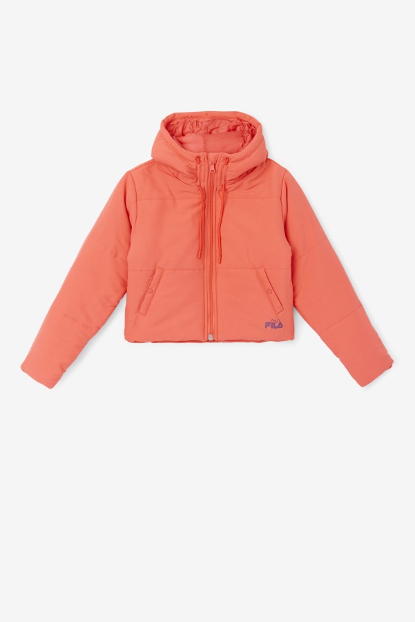 Cayenne/Pickled Beet Fila Eden Puffer Jacket