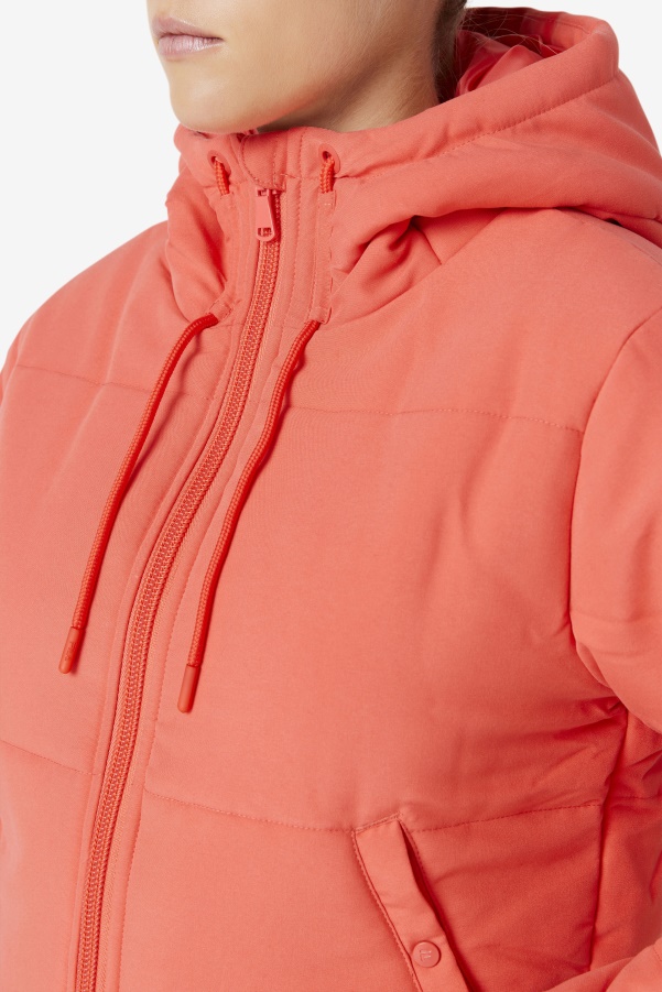 Cayenne/Pickled Beet Fila Eden Puffer Jacket