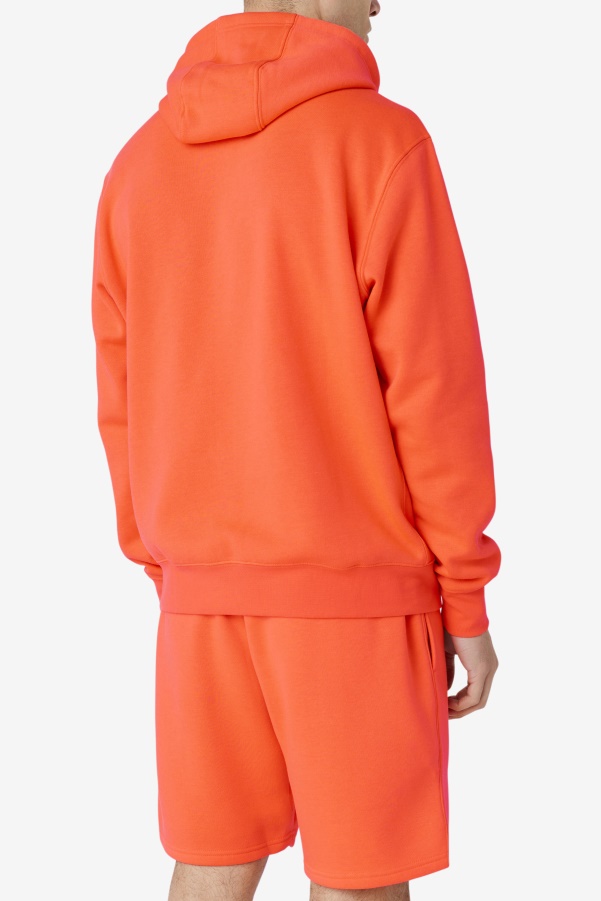 Fiery Coral Fila Algot Hoodie