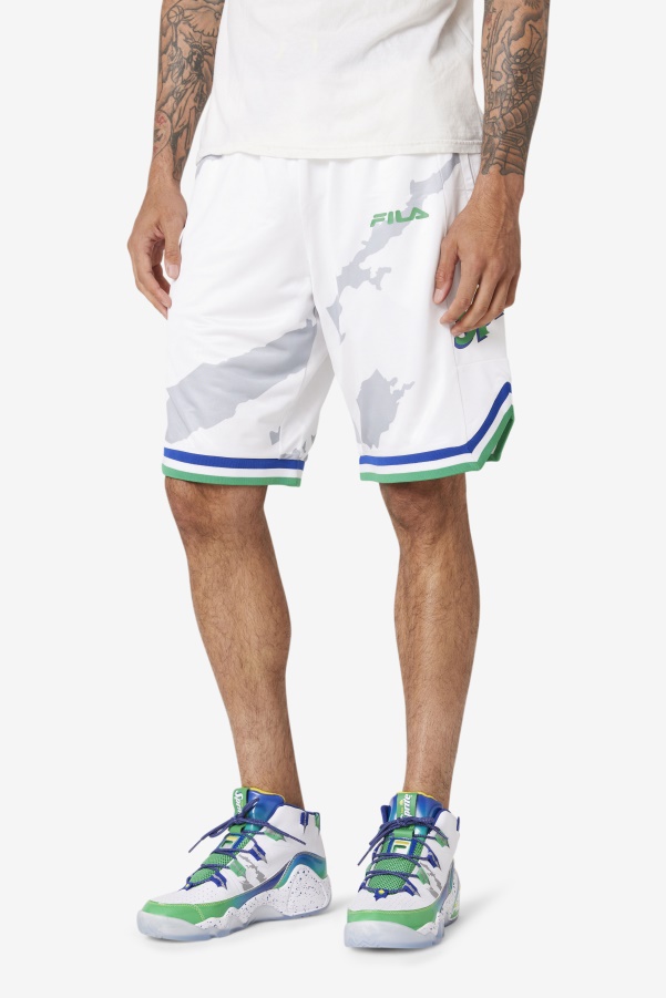 White/Blue/Jelly Bean/Golden Grant Hill x Sprite Short Fila