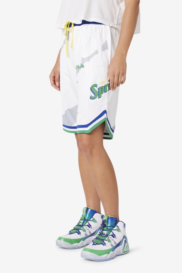White/Blue/Jelly Bean/Golden Grant Hill x Sprite Short Fila