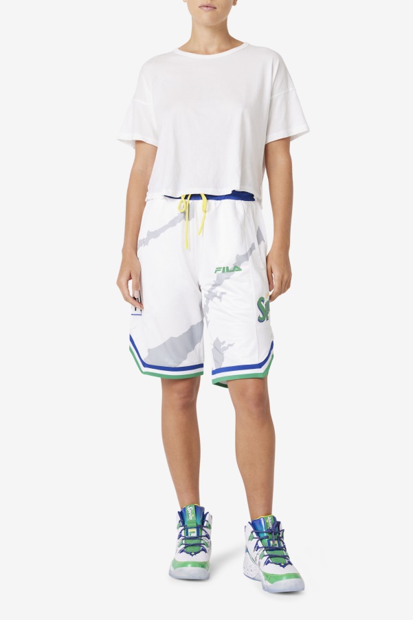 White/Blue/Jelly Bean/Golden Grant Hill x Sprite Short Fila