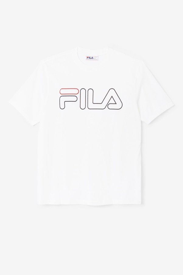 borough tee Fila White/Black/Red