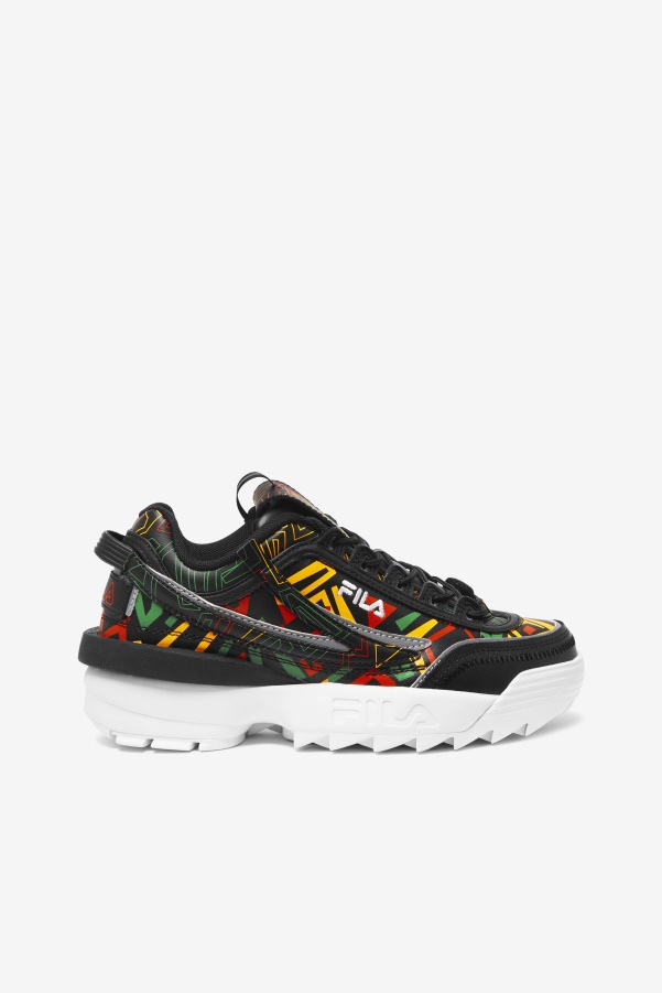 Fila Black/Jelly Bean/Lemon Women's Disruptor 2 Exp