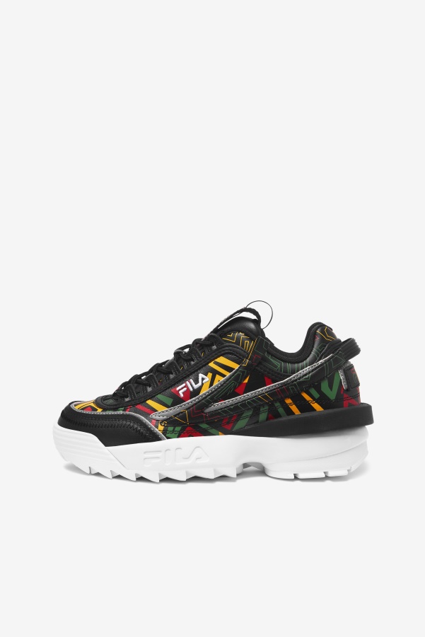 Fila Black/Jelly Bean/Lemon Women's Disruptor 2 Exp