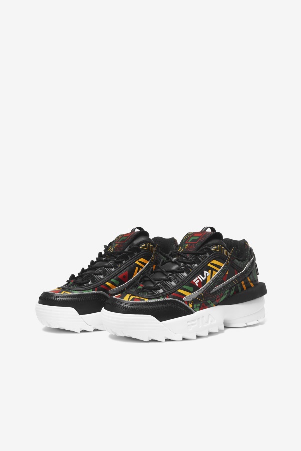 Fila Black/Jelly Bean/Lemon Women's Disruptor 2 Exp