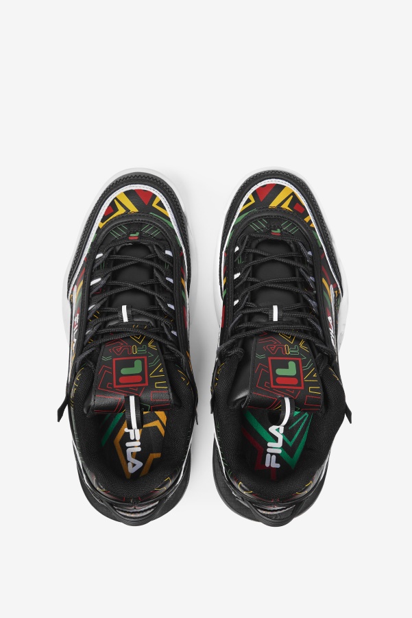 Fila Black/Jelly Bean/Lemon Women's Disruptor 2 Exp