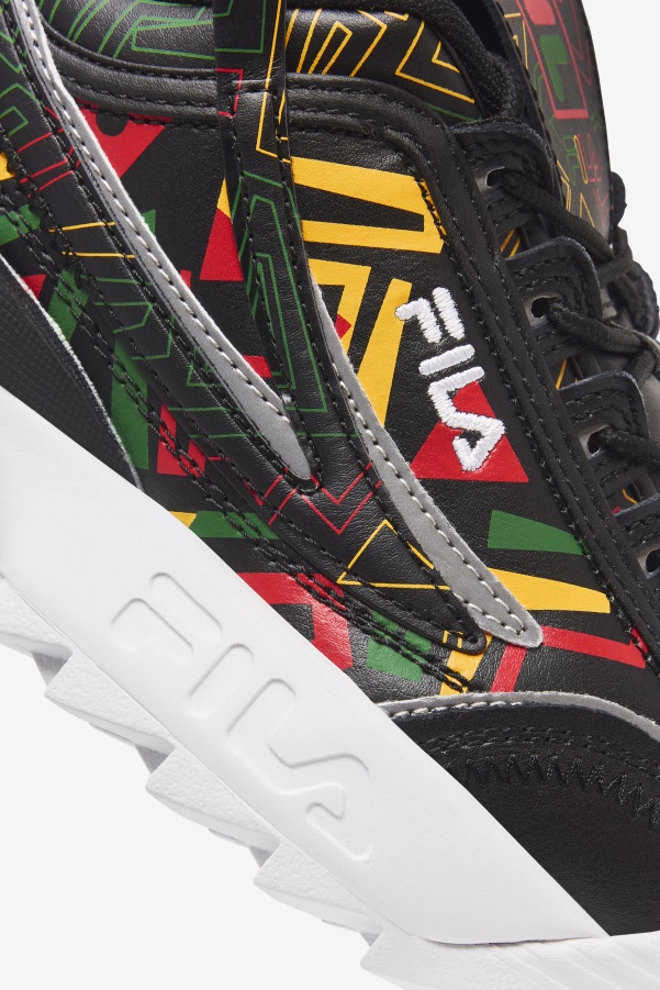 Fila Black/Jelly Bean/Lemon Women's Disruptor 2 Exp