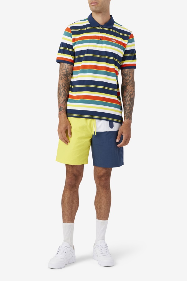 Cherry Tomato/Yellow Fila Fazla Polo