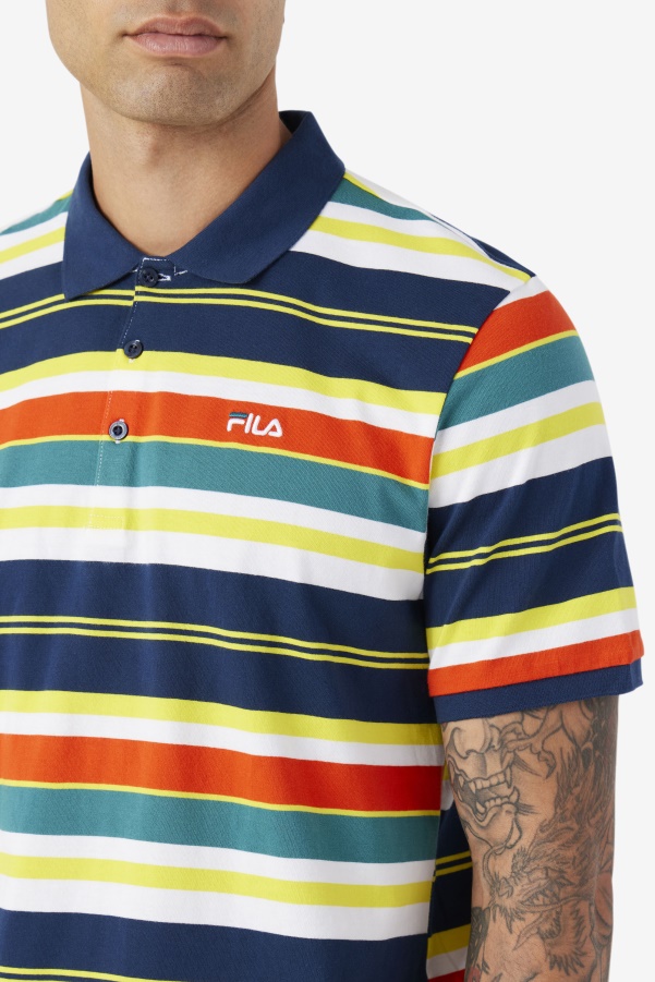 Cherry Tomato/Yellow Fila Fazla Polo