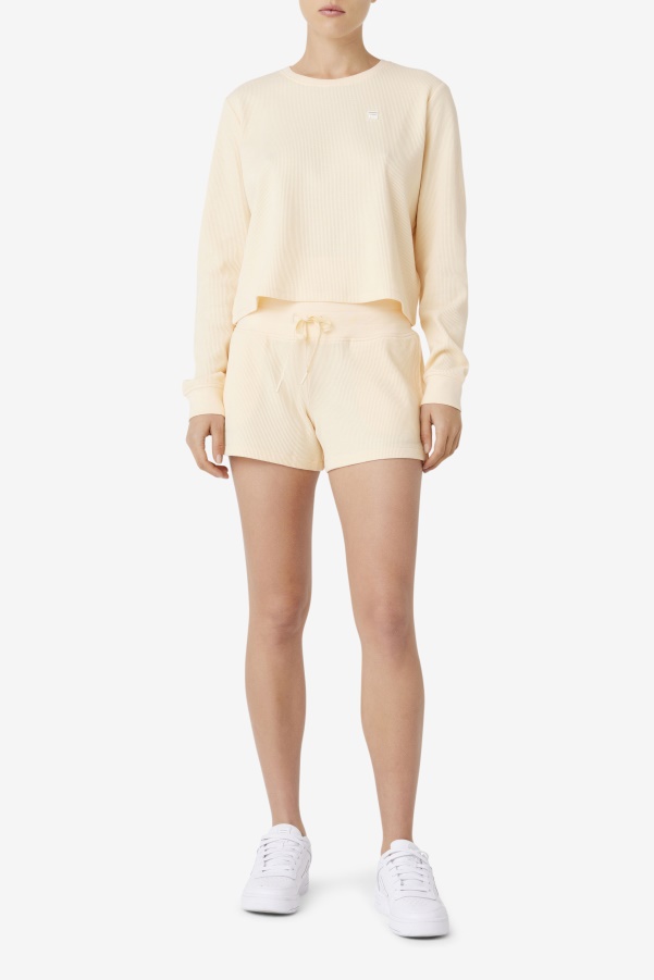 Fila Lina Double Waistband Short Tender Peach