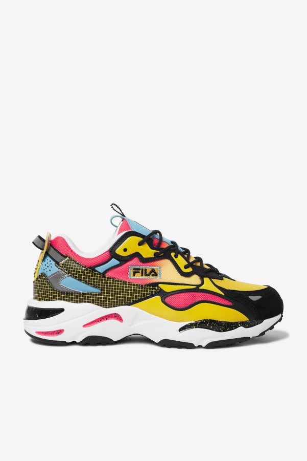Men's Ray Tracer Apex Black/Deep Pink/White Fila