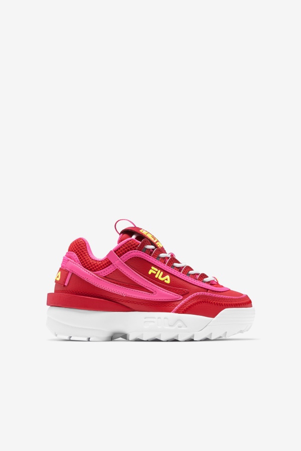 Little Kids' Disruptor 2 Exp Red/Pink/Yellow Fila