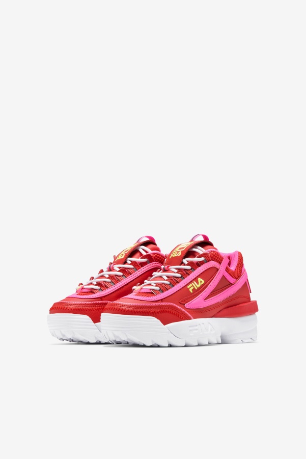 Little Kids' Disruptor 2 Exp Red/Pink/Yellow Fila