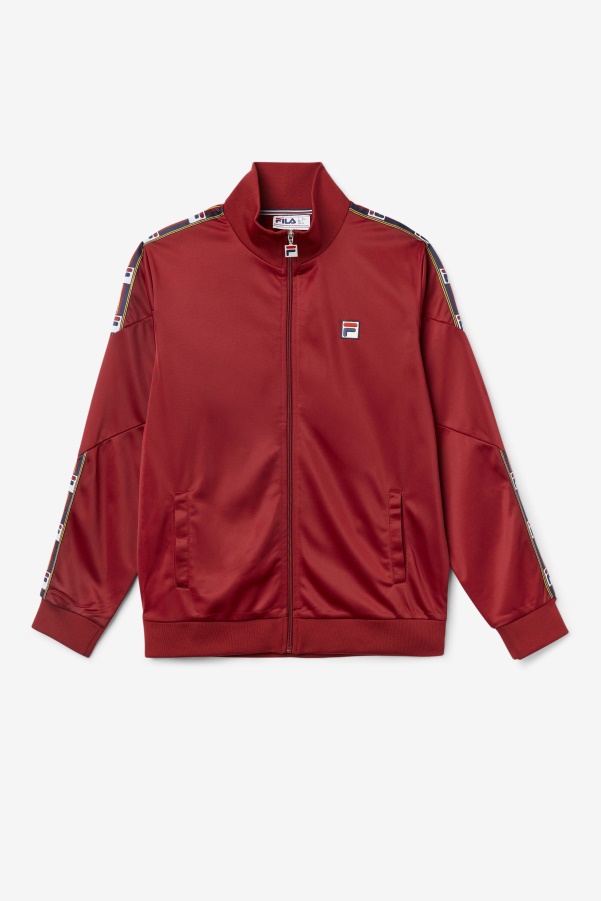 Carson Track Jacket Fila Rhubarb