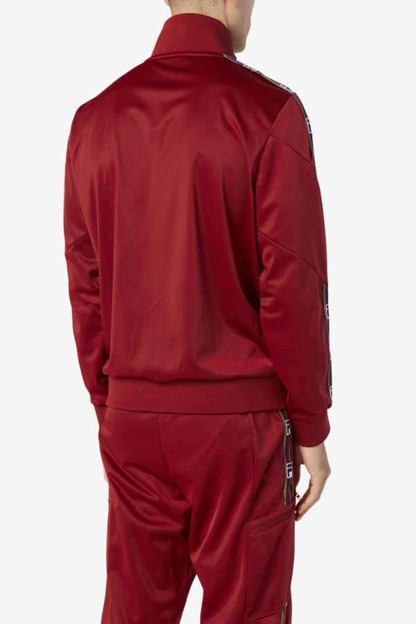 Carson Track Jacket Fila Rhubarb