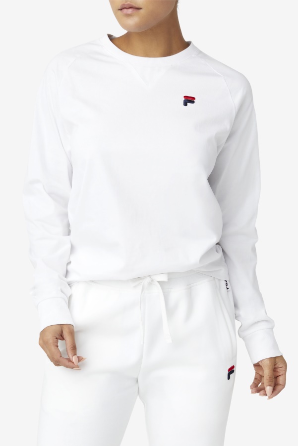 White Flynn Long Sleeve Tee Fila