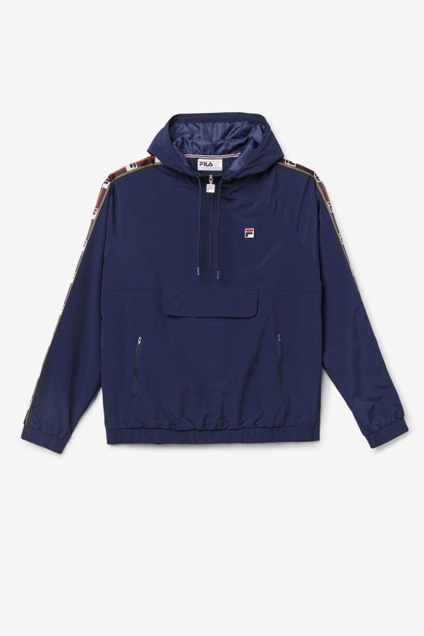Fila Peacoat Cameron 1/2 Zip Wind Jacket