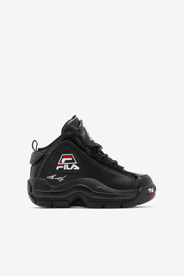 Fila Black/White/Red Little Kids' Grant Hill 2 25th Anniversary Edition