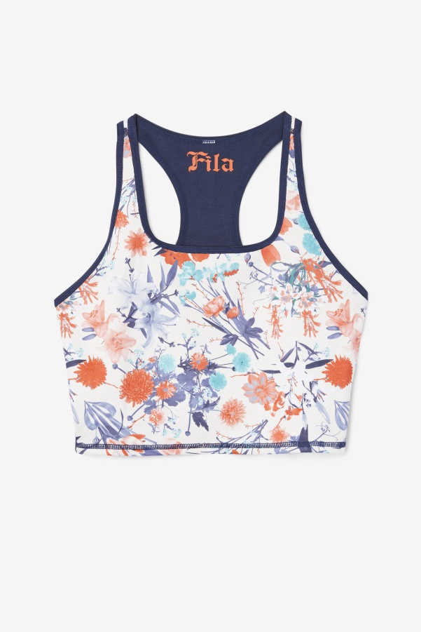 Fila Navy Zuri Reversible Crop Tank
