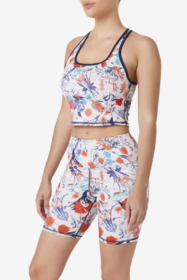 Fila Navy Zuri Reversible Crop Tank
